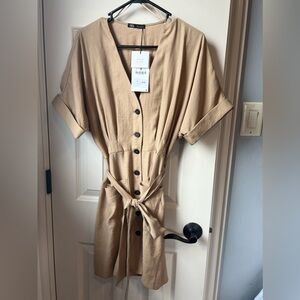 Zara Beige Dress